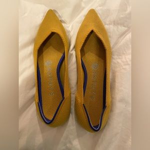 Gently used marigold Rothy’s 7.5